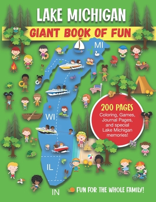 Lake Michigan Giant Book of Fun: Coloring, Game... B08HGTT3PD Book Cover