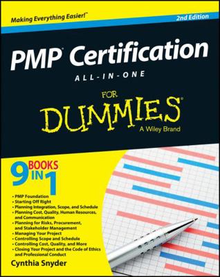 Pmp Certification All-In-One for Dummies 1118540123 Book Cover