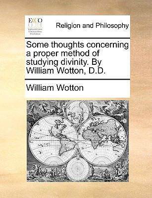 Some Thoughts Concerning a Proper Method of Stu... 1170122086 Book Cover