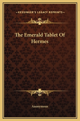 The Emerald Tablet Of Hermes 1169187692 Book Cover