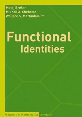 Functional Identities 376437795X Book Cover