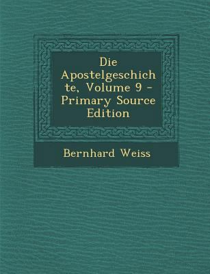 Die Apostelgeschichte, Volume 9 [German] 1289569312 Book Cover