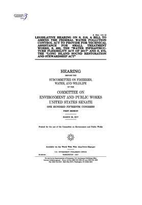 Legislative hearing on S. 518 1974657167 Book Cover