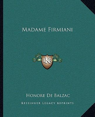 Madame Firmiani 1162672218 Book Cover
