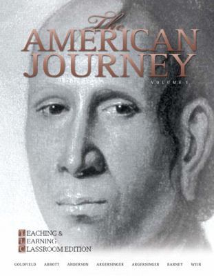 The American Journey Brief, Volume 1: Teaching ... 0205739245 Book Cover
