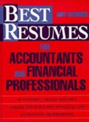 Best Resumes for Accountants and Financial Prof... 047159542X Book Cover