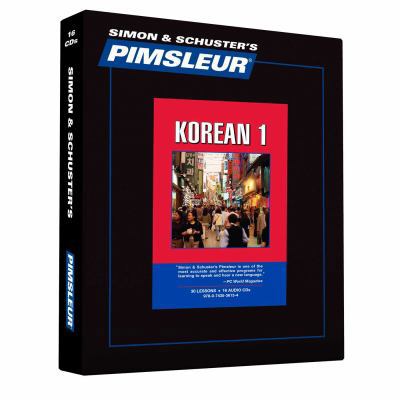 Pimsleur Korean Level 1 CD: Learn to Speak and ... 0743536134 Book Cover