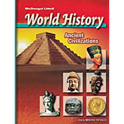 McDougal Littell World History: Ancient Civiliz... 0618347917 Book Cover