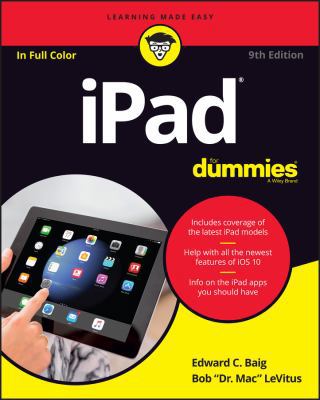 Ipad for Dummies 1119283175 Book Cover