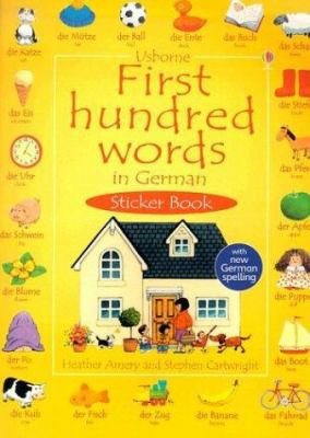 Usborne First Hundred Words in German (German E... [German] 0794505627 Book Cover