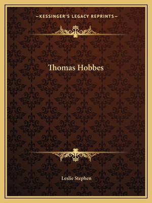 Thomas Hobbes 1162592400 Book Cover