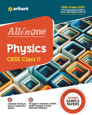 All In One Class 11th Physics for CBSE Exam 2024 9350105373 Book Cover