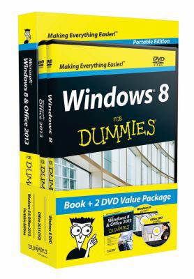 Windows 8 and Office 2013 For Dummies, Book + 2... 1118660382 Book Cover