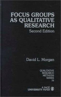 Focus Groups as Qualitative Research 0761903429 Book Cover