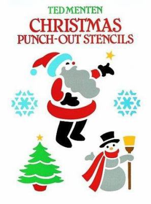 Christmas Punch-Out Stencils 0486246973 Book Cover