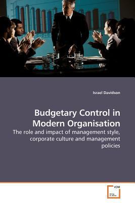 Budgetary Control in Modern Organisation 3639178025 Book Cover