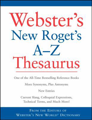 Webster's New Roget's A-Z Thesaurus 0764598570 Book Cover