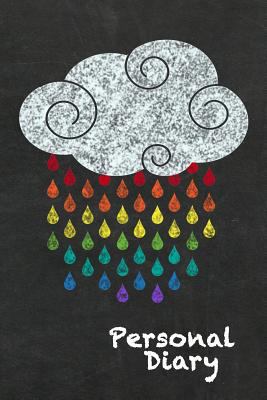 Personal Diary: Rainbow Drops From A Cloud On C... 1796408883 Book Cover