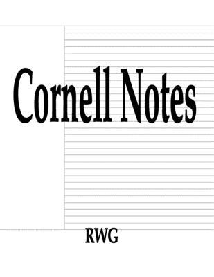 Cornell Notes: 200 Pages 8.5" X 11" 1087807077 Book Cover