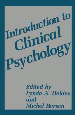 Introduction to Clinical Psychology 1489915753 Book Cover