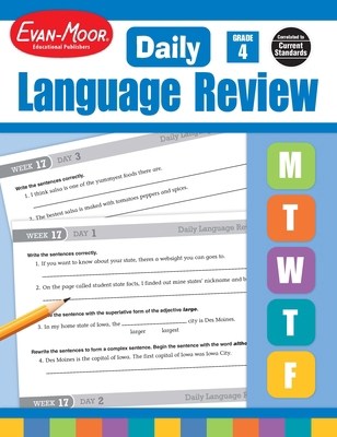 Daily Language Review, Grade 4 Teacher Edition 155799658X Book Cover