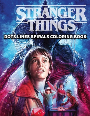 STRANGER THINGS Coloring Book: TV Series Spiroglyphics Coloring Books For Adults - New kind of stress relief coloring book for adults B08R8DKKGP Book Cover