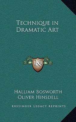 Technique in Dramatic Art 1163211311 Book Cover