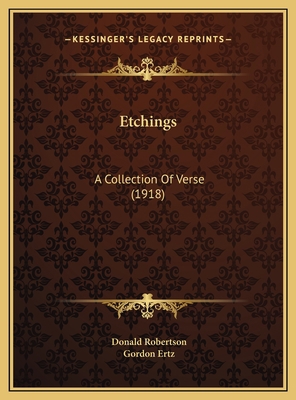 Etchings: A Collection Of Verse (1918) 1169553621 Book Cover