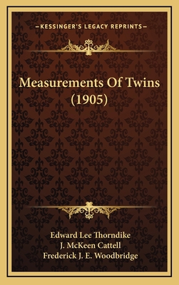Measurements Of Twins (1905) 1168873371 Book Cover