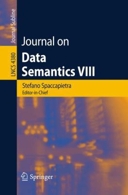 Journal on Data Semantics VIII 3540706631 Book Cover