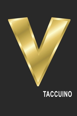V Taccuino: V Taccuino monogramma lettera V, A4, (15,2 x 22,9 cm) 120 pagine a righe, pagine bianche, Copertina flessibile, ALFABETO (Italian Edition)