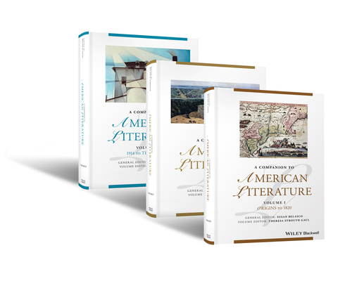 A Companion to American Literature, 3 Volume Set 1119146712 Book Cover