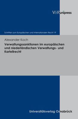 Verwaltungssanktionen Im Europaischen Und Niede... [German] 3899718798 Book Cover