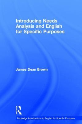 Introducing Needs Analysis and English for Spec... 1138803804 Book Cover