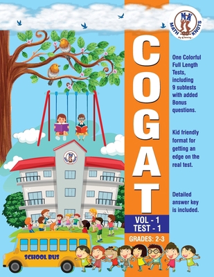 CogAT Vol 1 -TEST - 1 B0BWCJ5L68 Book Cover