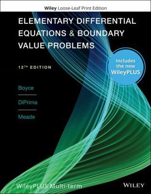 Elementary Differential Equations and Boundary ... 1119781981 Book Cover