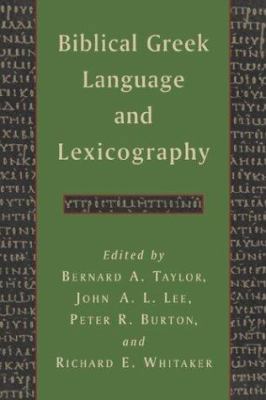 Biblical Greek Language and Lexicography: Essay... 0802822169 Book Cover