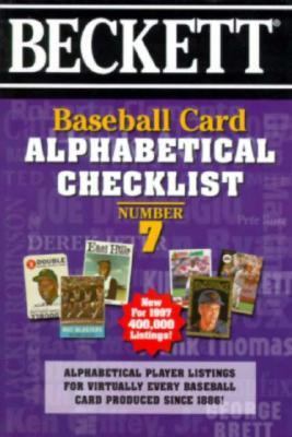 Beckett Baseball Card Alphabetical Checklist: #07 0676601251 Book Cover