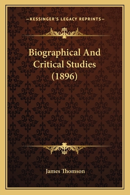 Biographical And Critical Studies (1896) 1165279622 Book Cover