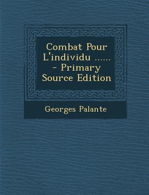 Combat Pour L'Individu ...... [French] 1294105302 Book Cover