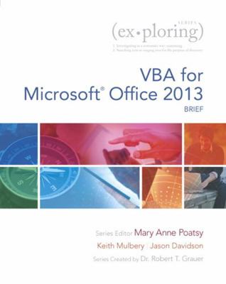 VBA for Microsoft Office 2013, Brief 0133428168 Book Cover