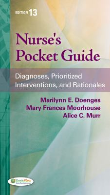 Nurse's Pocket Guide: Diagnoses, Prioritized In... 0803627823 Book Cover