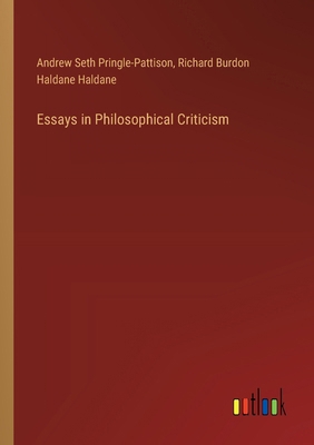 Essays in Philosophical Criticism 338532551X Book Cover