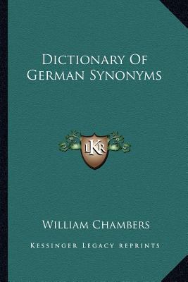 Dictionary Of German Synonyms 1163263826 Book Cover