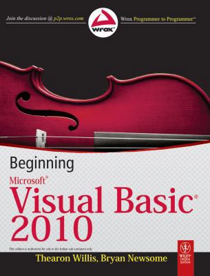 Beginning Microsoft Visual Basic 2010 8126525959 Book Cover