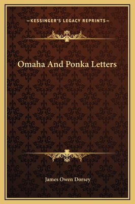 Omaha And Ponka Letters 1169252761 Book Cover