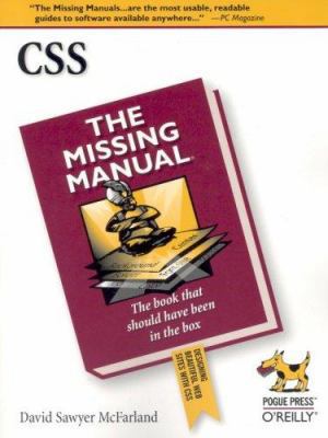 CSS: The Missing Manual B0026OR2QI Book Cover