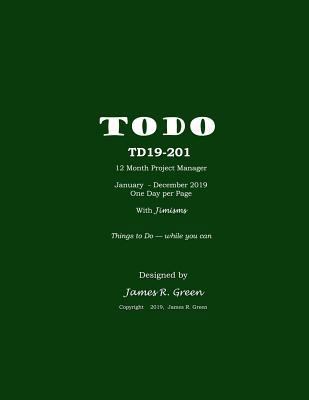 Td19-201: A Personal Productivity Tool 1791768431 Book Cover