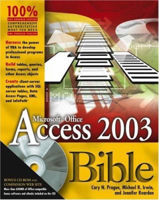 Access Bible [With CDROM] 0764539868 Book Cover