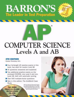 AP Computer Science 2008: Levels A and AB (Barr... B0093MV6JU Book Cover